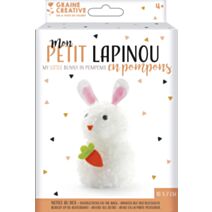 Kit Pompons Lapinou - GRAINE CREATIVE