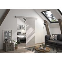 Porte coulissante en applique Bilbao 83cm - OPTIRAIL