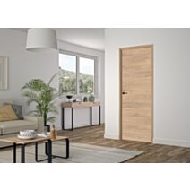 Bloc porte réversible chêne clair 204x73x4cm Rio - OPTIMUM