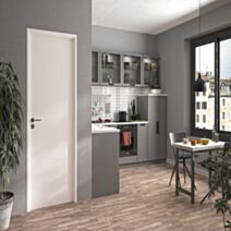 Bloc porte réversible 83 cm blanc - OPTIMUM