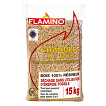 Pellets de bois 15kg - FLAMINO