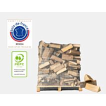 Bûches de bois de 40cm de long en ballot de 1,3m³ - FLAMINO