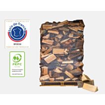 Bûches de bois de 50cm de long en ballot de 2m³ - FLAMINO