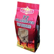 Cubes de bois compressés x72 - FLAMINO