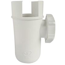 Entonnoir siphon 1" NF pour groupe de sécurité blanc 87x110x55mm - SOMATHERM FOR YOU