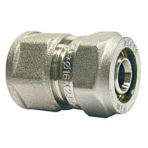 Raccord droit à visser tube multicouche Ø16-F15/21 - SOMATHERM FOR YOU