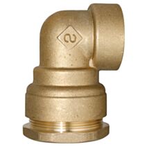Coude PE laiton femelle   PE32 - F26/34