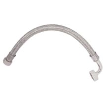 Flexible sanitaire double écrou tournant 1/2 coudé L=1000mm DN8 - SOMATHERM FOR YOU