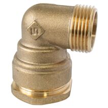 Coude PE laiton mâle PE25 - M20/27
