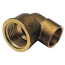 Coude laiton 90° Ø12 - mâle 15/21 PR