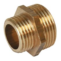 Mamelon laiton réduit double mâle 8/13-12/17
