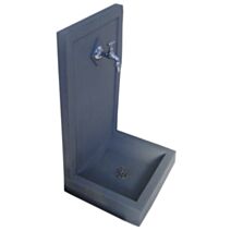 Fontaine Avalon Pierre Reconstituée 42x38x76cm Gris