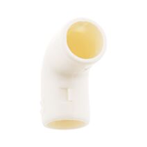EQUERRE ZENITECH BLANC PVC D16MM X3