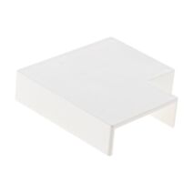 4 angles plats 30 x 10 blanc