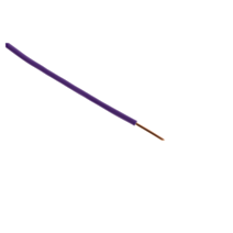 Fil d'alimentation électrique ho7v-u 1,5mm² violet 10m