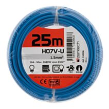 Cable ho7vu 1.5 bleu 25m - PLASTO