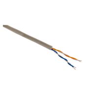 Câble téléph rigide 2 paires 0,6mm² ivoire 300m