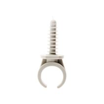 Lot de 10 clips d20 mm avec chevilles zenitech
