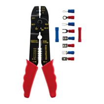 Lot de 50 cosses assorties avec pince a sertir  - zenitech