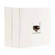Prise telephone rj45 blanc - bel'vue - INOTECH