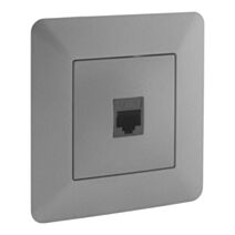 Prise téléphone rj45 titanium artezo