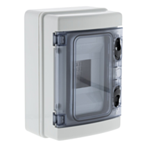 Coffret etanche ip65 4 modules livre avec accessoires - zenitech