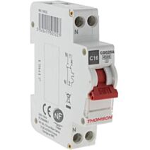 Disjoncteur à vis PH+N 16A Coupure 4,5KA NF - THOMSON 