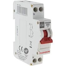 Disjoncteur à vis PH+N 32A Coupure 4,5KA NF - THOMSON