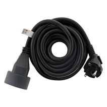 Prolongateur HO5VV-F 3G1.5 mm² noir Longueur 5m - INOTECH