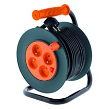 Enrouleur ménager 4 Prises Ho5Vv-F 3G1mm² 25m - ZENITECH