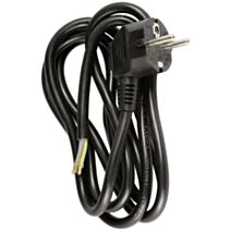 Cordon d'alimentation avec prise 6a 3g1,5 2m noir - ZENITECH