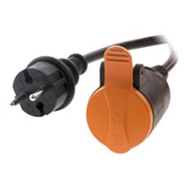 Rallonge étanche 2p h05vv-f 2x 1,5mm² 25m-zenitech