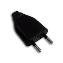 Fiche 1 prise mâle 6A Noire - ZENITECH