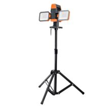 Projecteur led portable sur trépied 2x15w ip54