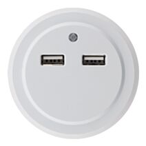 Veilleuse led automatique avec 2 ports usb otio