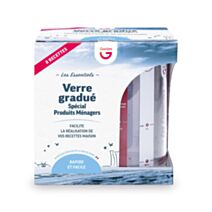 Doseur gradué 1L avec recettes produits ménagers - GERLON