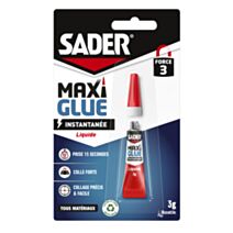 Colle cyanoacrylate Maxiglue Liquide 3g - SADER 