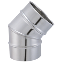 Coude secteur 45° tyral Inox 304 Ø180mm - JONCOUX