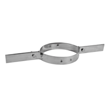 Collier tubage inox Ø180/186