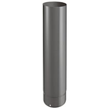 Tuyau raccordement 25cm émail 0,7mm noir mat Ø150mm - JONCOUX