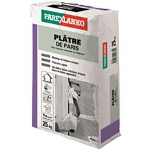 Plâtre de Paris sac 25kg blanc - PAREXLANKO