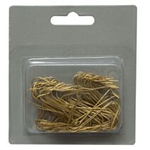 Crochets S boules de Noël métal doré x100 - ATMOSPHERA