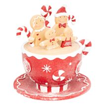 Tasse déco Délice résine 20cm - ATMOSPHERA