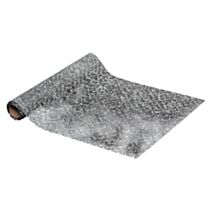 Tissu mesh avec sequins 28x300cm argent - ATMOSPHERA