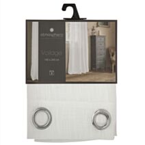 Voilage Alton 140x240cm blanc - ATMOSPHERA