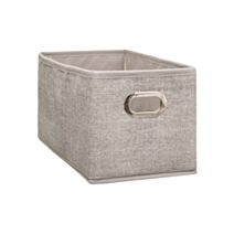 Cube de rangement 15 x 31 cm lin beige - FIVES