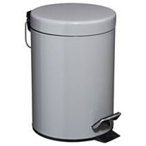 Poubelle 3L métal gris - 5 FIVE SIMPLY SMART