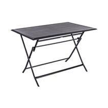 Table de jardin pliante 4 pers. Azua Aluminium Graphite