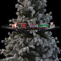 Train/sapin musical+led 88cm - FEERIC LIGHTS & DREAMS