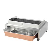 Grill Electrique Mythic Simple Inox/Noir 1,7kW 6 personnes - KRAMPOUZ